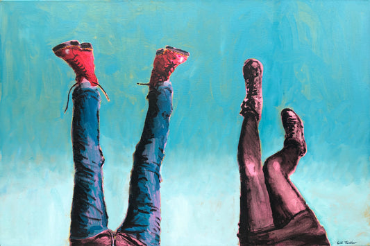 Sunday - 61 x 91cm- Oil on canvas by Will Teather
