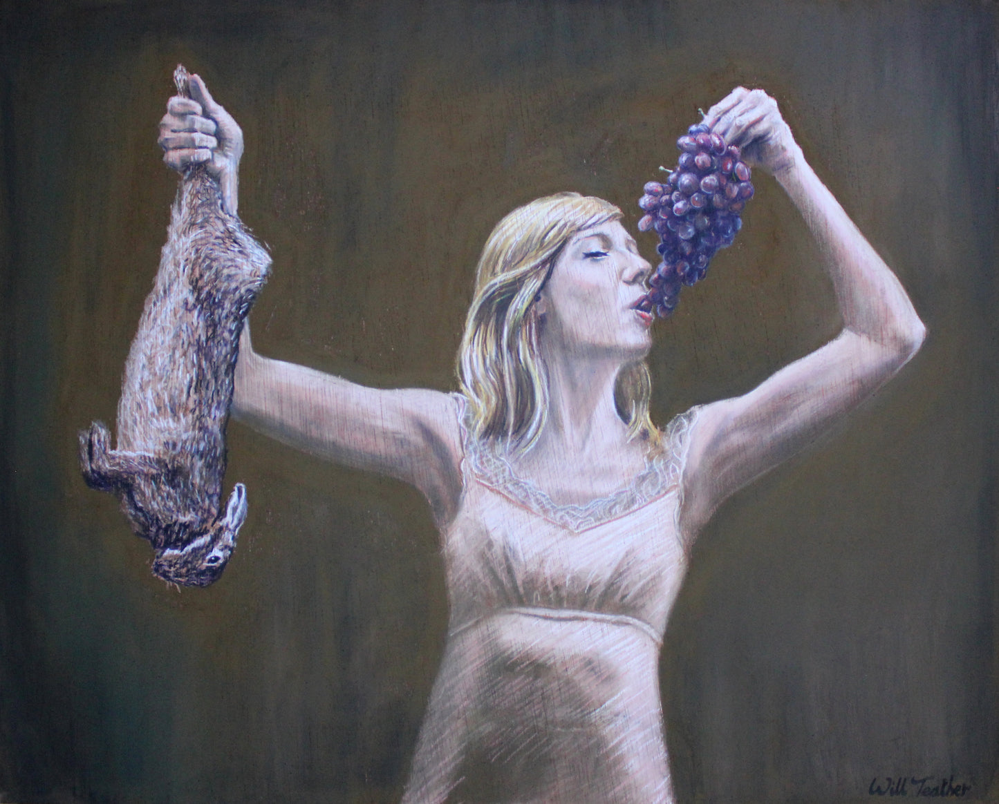 The Chef- Pastel on panel - 35 x 45cm - Will Teather