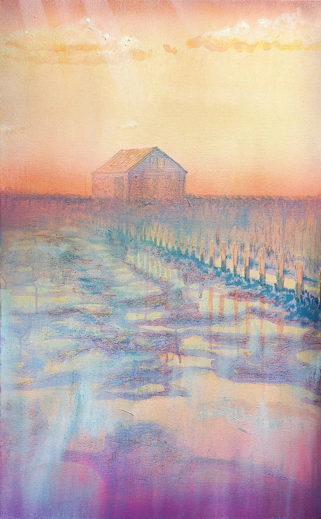 Thornham, a painting by Will Teather