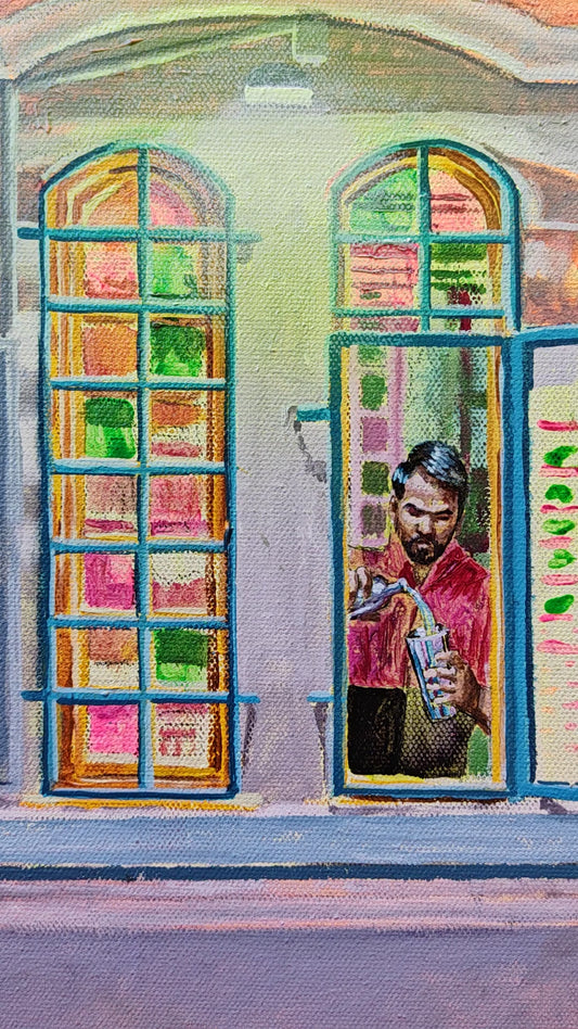 Art Haus Club, a painting by Will Teather