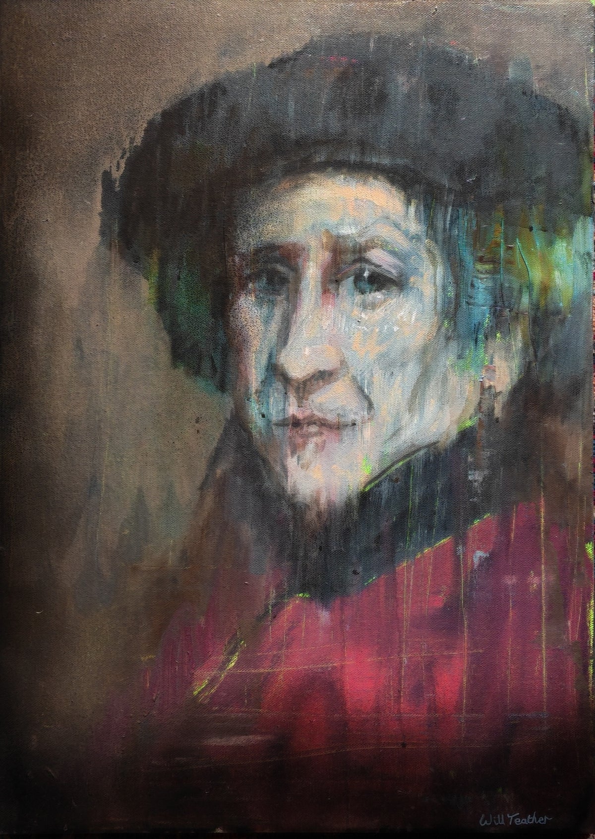 REMBRANDT REVISITED (II) by Will Teather, British artist