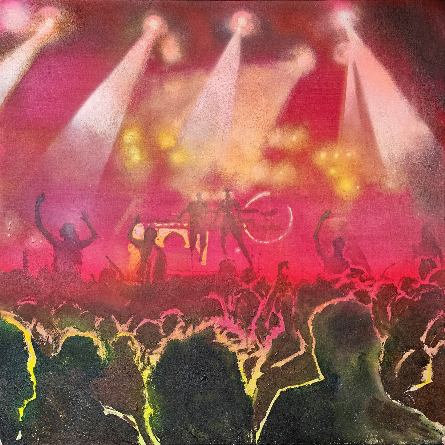 Rave, a painting by Will Teather