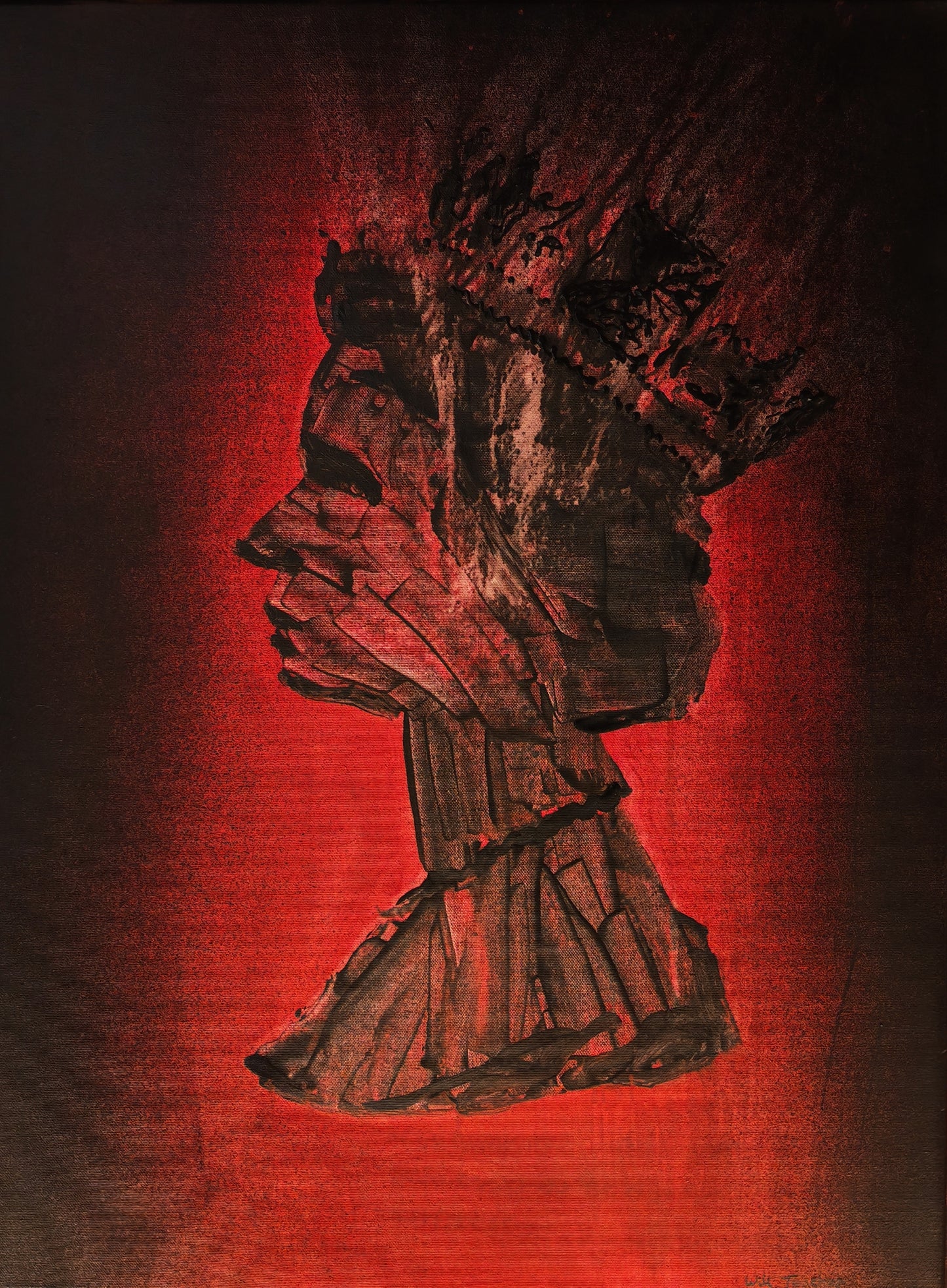 Queen -60 X 80cm, by Will Teather