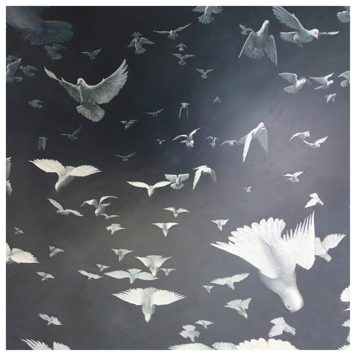 Flock - Extra-Large limited edition contemporary art print by Will Teather
