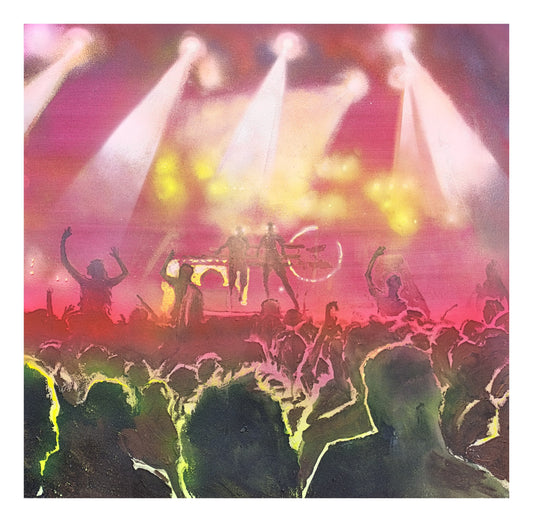 Rave - Extra-Large limited edition contemporary art print by Will Teather
