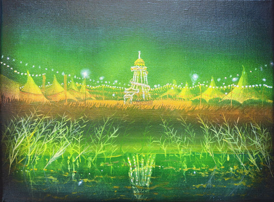 Beyond the Bridge - Oil on canvas - 30 x 40cm