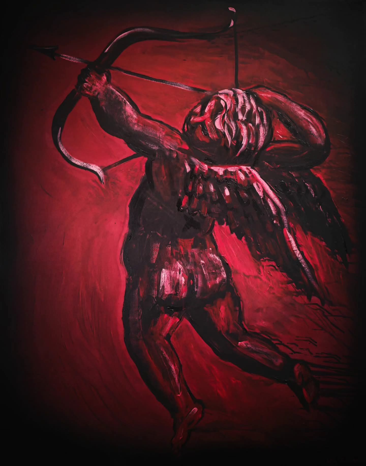 Galatea's putti-  Acrylic on canvas -81 x 102cm