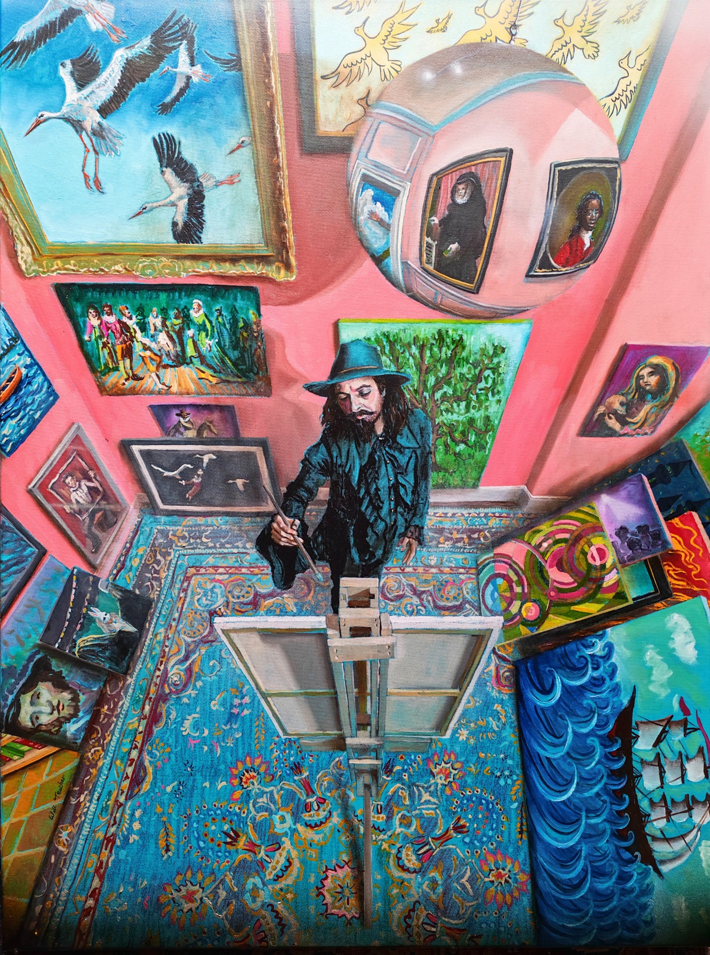 The Painter's Painter- Oil on canvas - 121 x 91cm - Will Teather