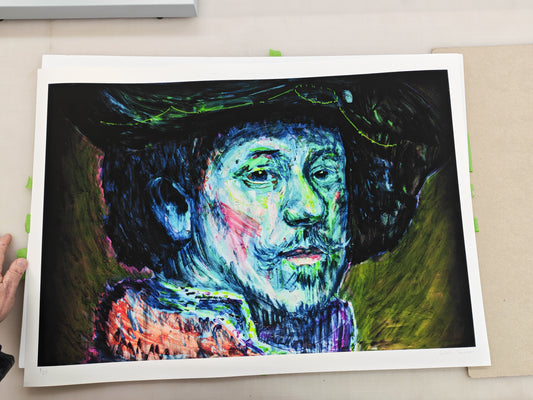 "After Rembrandt" - Extra Large giclee print by Will Teather,